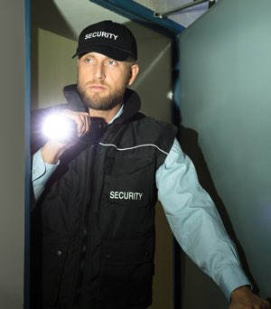 We supply uniformed security guards
